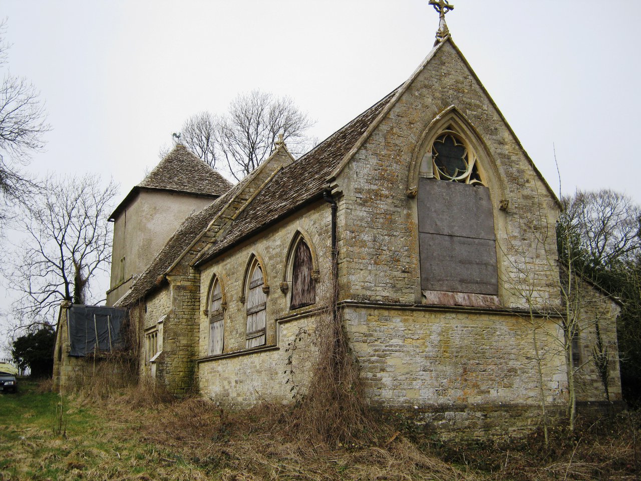 Elhagyott templom Nyugat-Angliában (Newington) Forrás: Wikimedia Commons