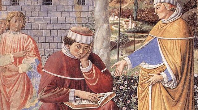 Benozzo Gozzoli Szent Ágoston megtérése Forrás: wikipédia