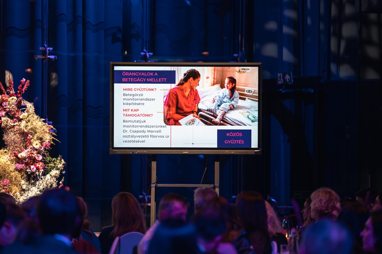 Bethesda gála 11.12. licitálás, őrangyal (f.Nova Produkciós Iroda Kft. )