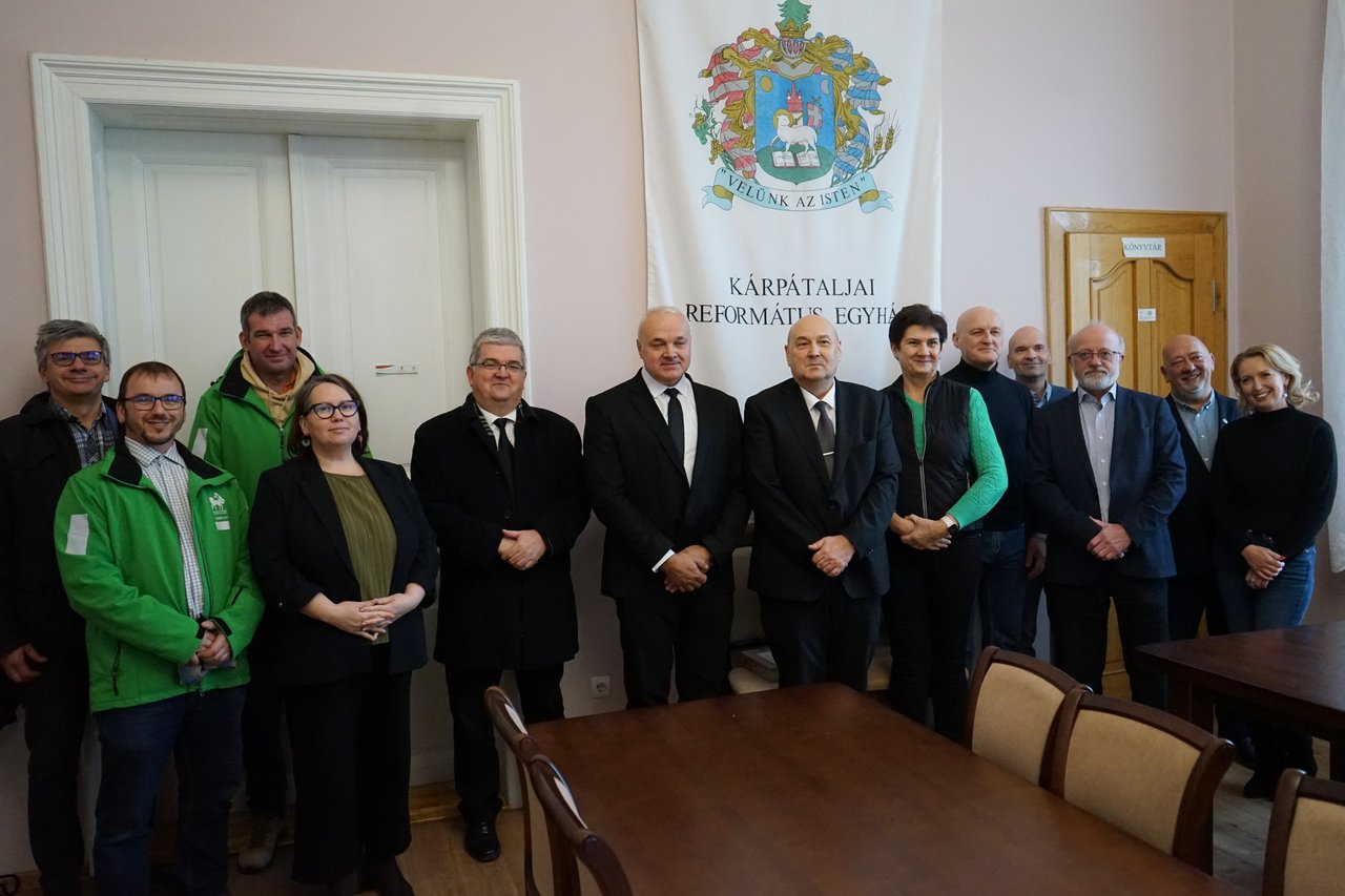 Zsinati elnökség, Dunántúli Egyházkerület vezetői és MRSZ vezetés látogatása Kárpátalján - 2025. december 16. - Fotó: MRSZ