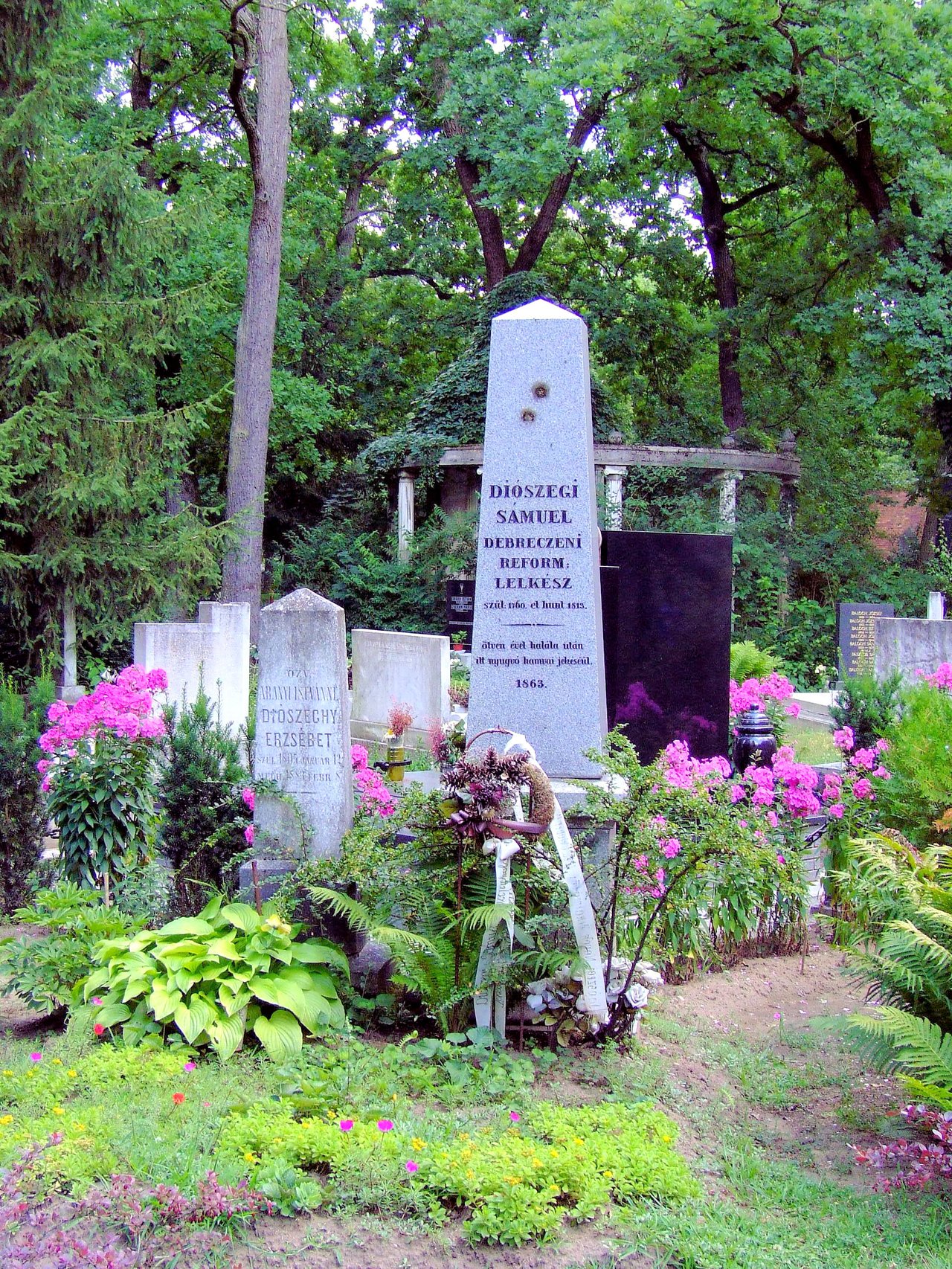 Diószegi Sámuel síremléke Debrecenben - Fotó: Wikipedia