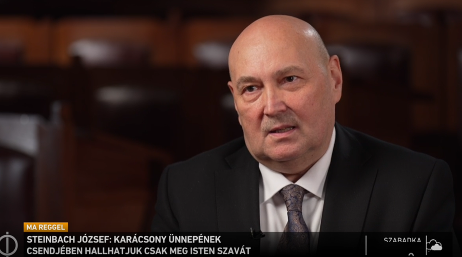 Steinbach József M1 karácsonyi interjú 2025
