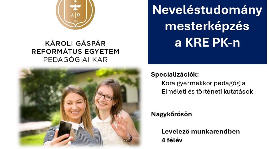 Neveléstudomány mesterképzés