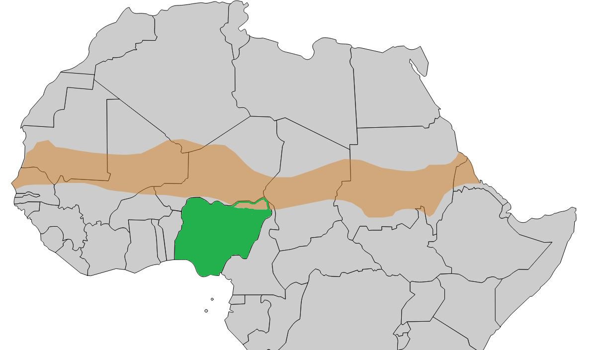 Száhel Nigéria Forrás: Wikipedia