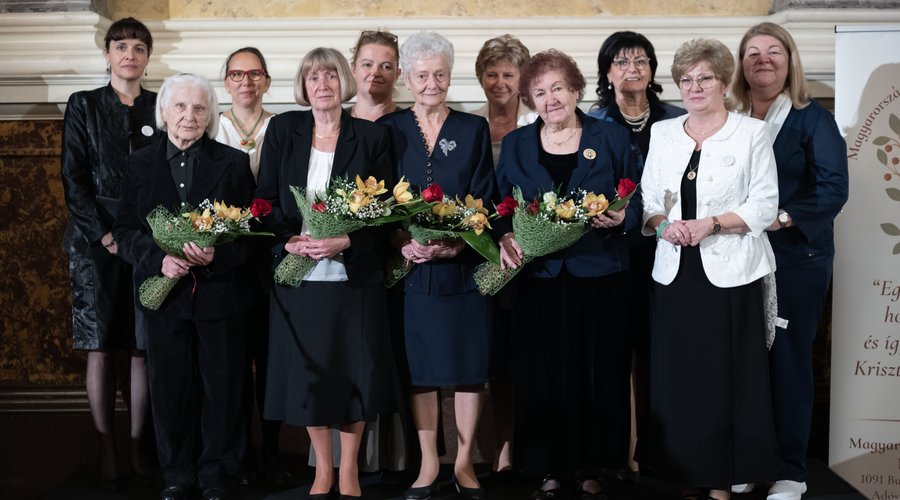 Zsindelyné Tüdős Klára-díjátadó 2025, díjazottak (f.Todoroff Lázár)