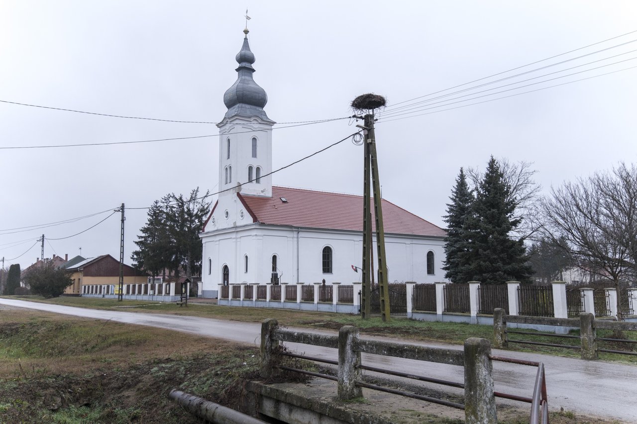 Újléta református templom 2025 december - Fotó: Zelenka Attila