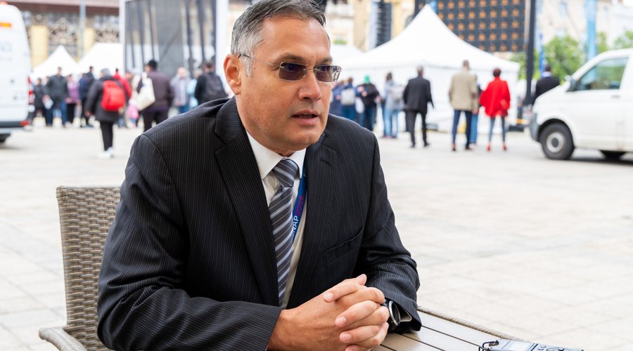 Péterffy Kund, ausztráliai magyar lelkész a 2025-ös egységnapon Debrecenben. Fotó: Zelenka Attila