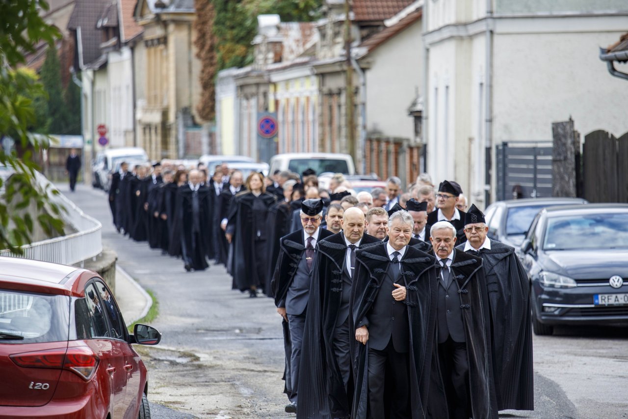 Tiszáninneni Református Egyházkerület püspökszentelő közgyűlése. Barna Sándor püspökké szentelése. Miskolc, 2024 október 5. Fotó: Csomós Balázs