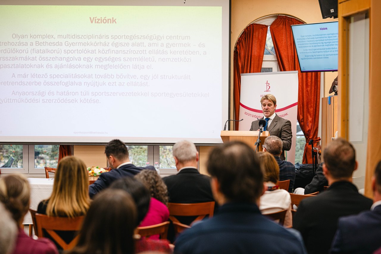 Jórász Zsolt - Bethesda Sportegészségügyi Központ átadó 2025. november 3. - Fotó: Magyaródi Milán