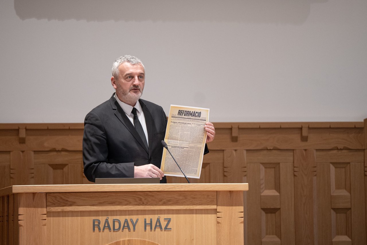 Literáty Zoltán. KRE Dies Natalis 56-os megemlékezés 2026 - Fotó:Magyaródi Milán