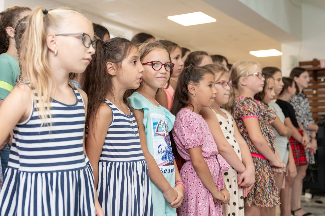 Nagydobronyi gyermekotthon. Kárpátaljai tanszeradomány körút, Steinbach Józseffel- 2024 augusztus 30. - Fotó: Zelenka Attila