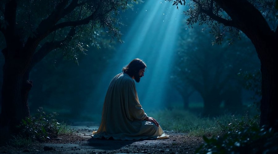 Jézus imádkozik, Fotó: freepik.com
