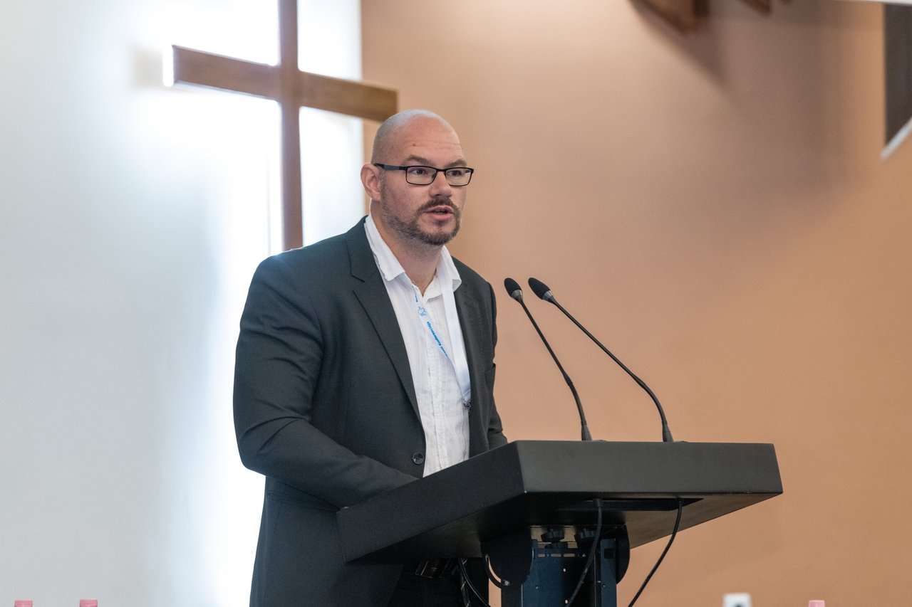 Gér András, áhítat. Reformátusok Szárszói Konferenciája. 2026. 3 nap (szombat) - Fotó: Kiss László